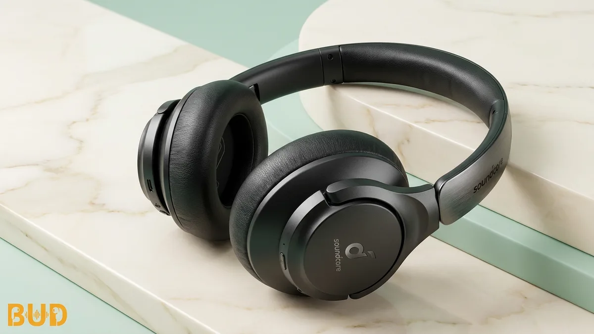 หูฟังครอบหู Soundcore by Anker สีดำ ดีไซน์โมเดิร์น