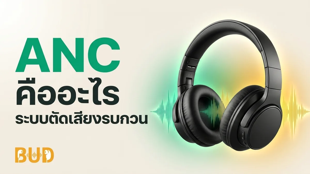ANC คืออะไร? ระบบตัดเสียงรบกวนในหูฟังทำงานยังไง (ฉบับเข้าใจง่าย)